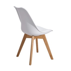 Tulip chair with seat and back in pp,