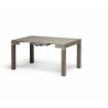 Panarea 2 console table in dove gray ash laminate, extendable up to 300 cm