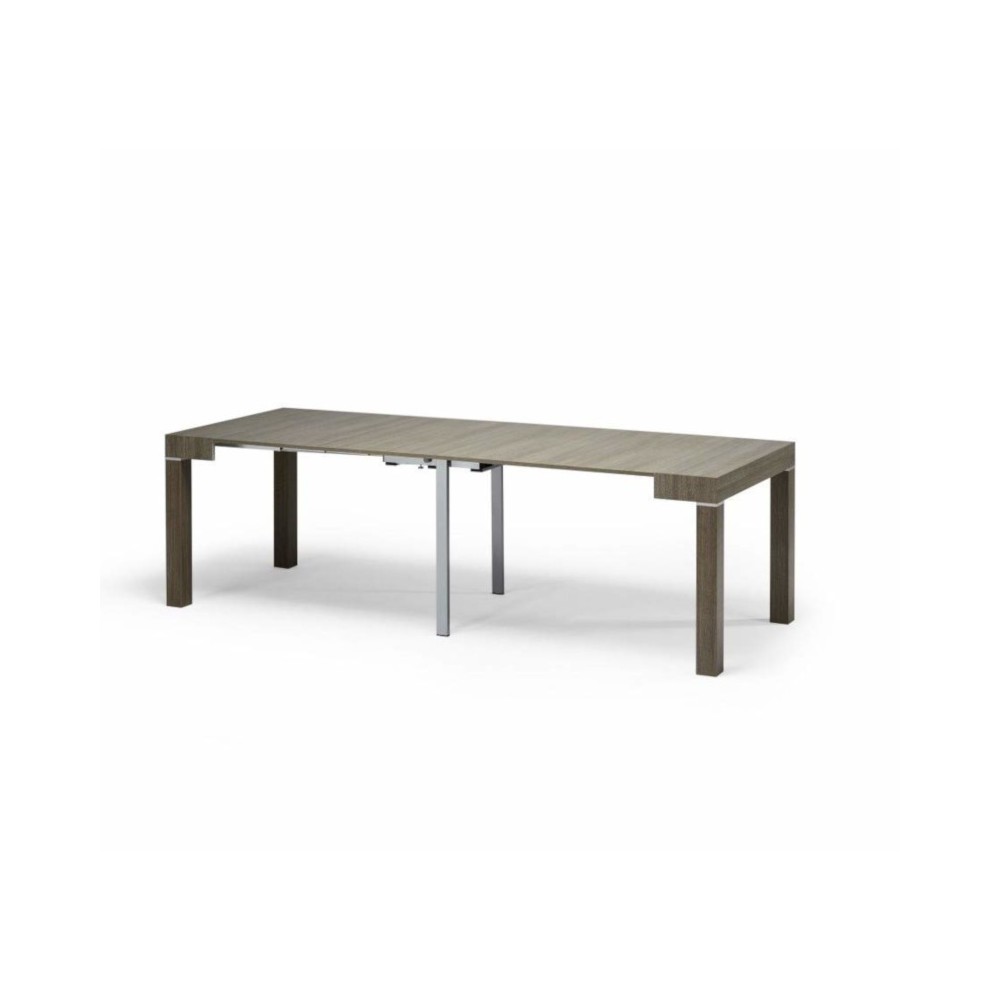 Panarea 2 console table in dove gray ash laminate,
