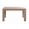 Capri extendable table with structure and top in solid natural oak 6-8 seats