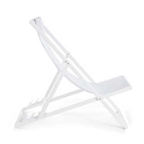 Taylor deck chair, white structure, 2x1
