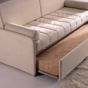 Hopplà Clochard sofa bed with iron structure, slatted base