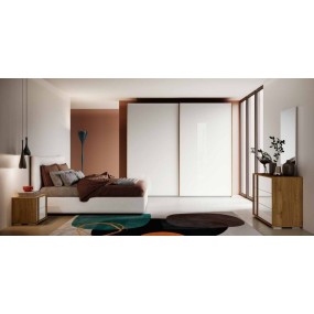 Itaca room, complete with wardrobe with 2 sliding doors, container bed