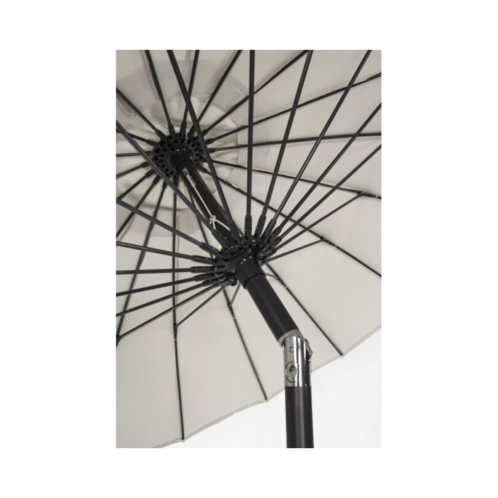 Parapluie Atlanta 2.7M en aluminium peint, toile