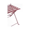 Bistrot Wissant Scarlet outdoor table and 2 chairs set in steel