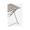 Bistrot Wissant Atmo outdoor table and 2 chairs set in steel