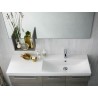 Kevin bathroom, space-saving 35 cm depth, Light Gray Oak color