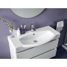 Salle de bain Deo, gain de place 35 cm de profondeur, coloris Blanc Brillant