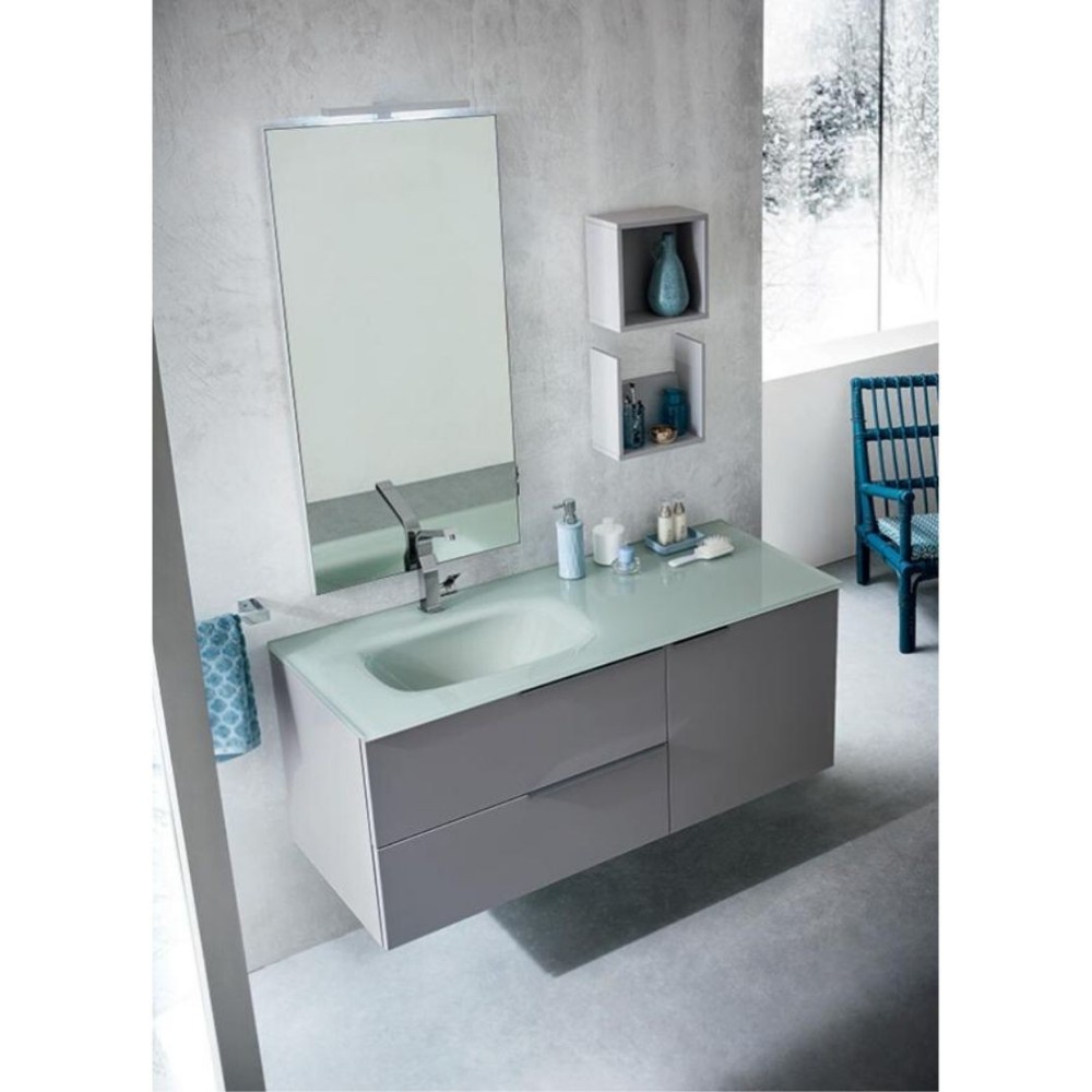 Rovigo bathroom, depth 50 cm, color Terranova