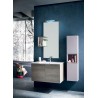 Sondrio bathroom depth 50 cm, color Light Gray Oak, Matt Hemp