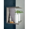Sondrio bathroom depth 50 cm, color Light Gray Oak, Matt Hemp