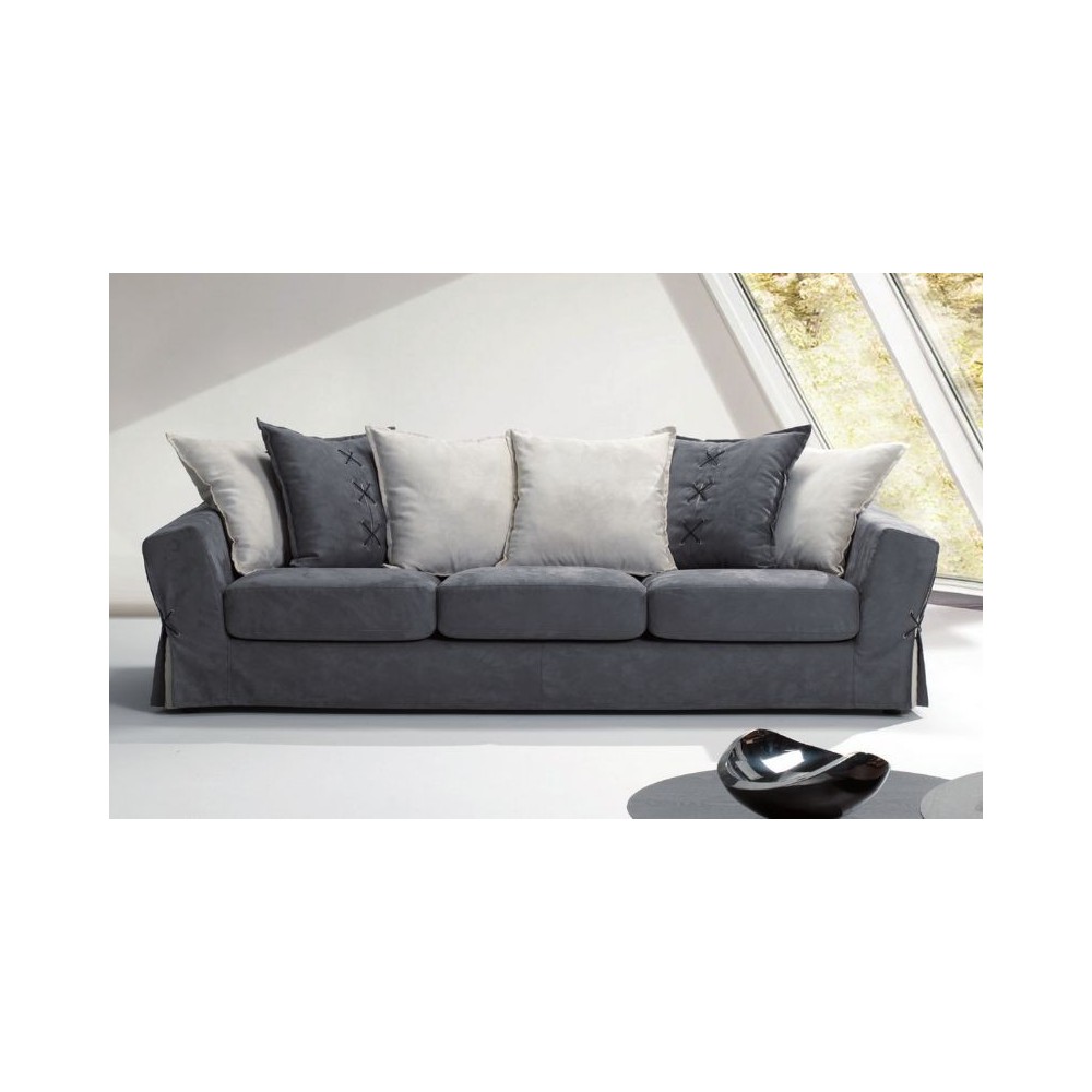 Parker 3 seater sofa, in removable fabric, with