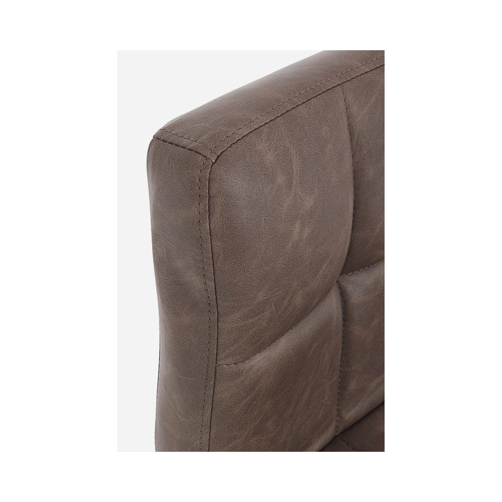 Greyson bar stool in vintage brown imitation leather x 2 pcs