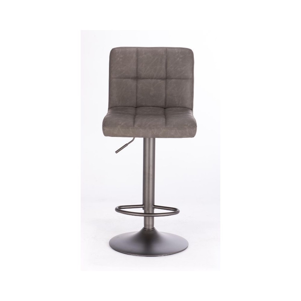Greyson bar stool in vintage dark gray imitation leather x 2 pcs