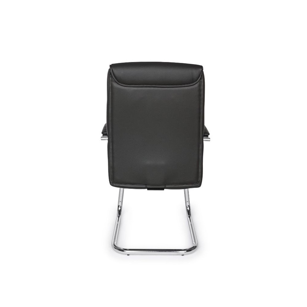Sydney office armchair with armrests, in dark gray