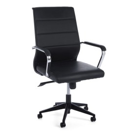 Brent office armchair with leatherette