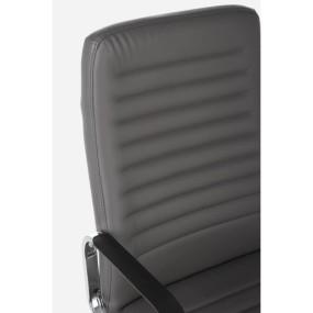 Derek office armchair with leatherette