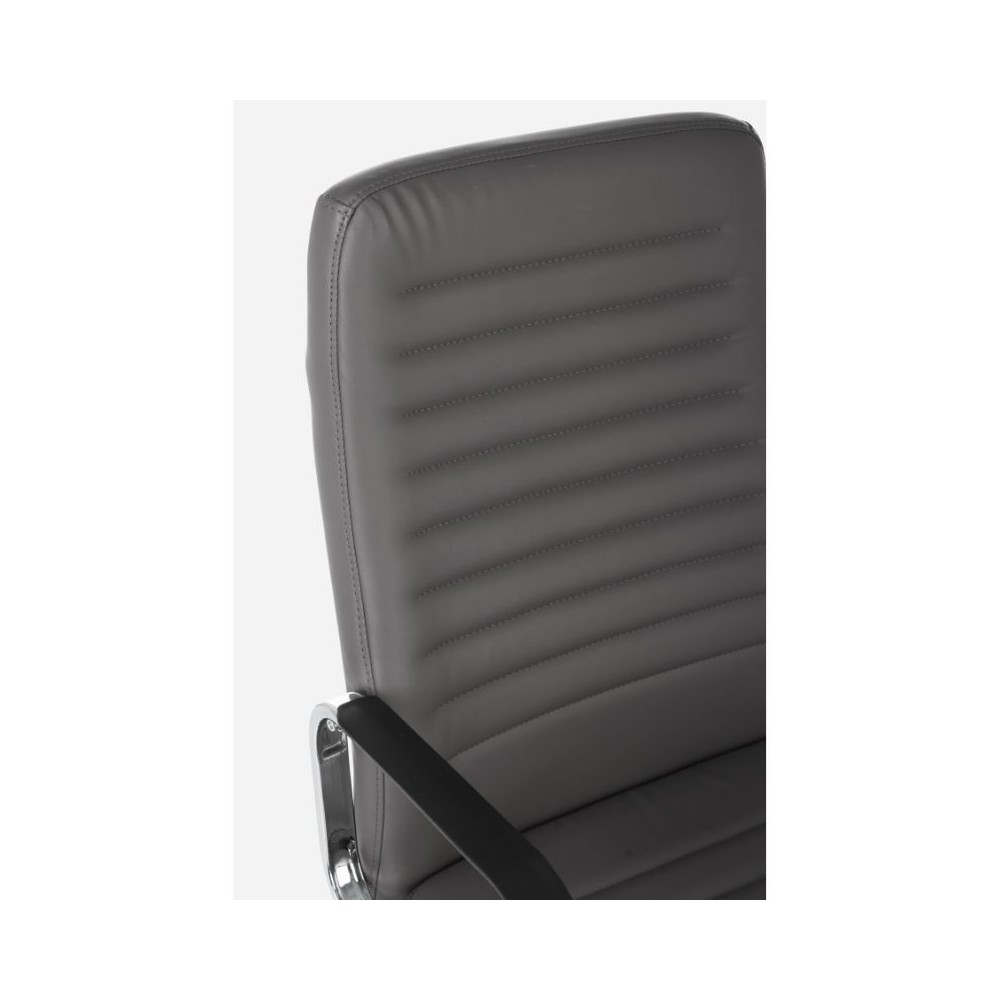 Derek office armchair with leatherette armrests,