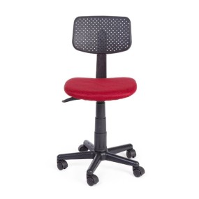 Artemis office chair in polyester mesh fabric, red color