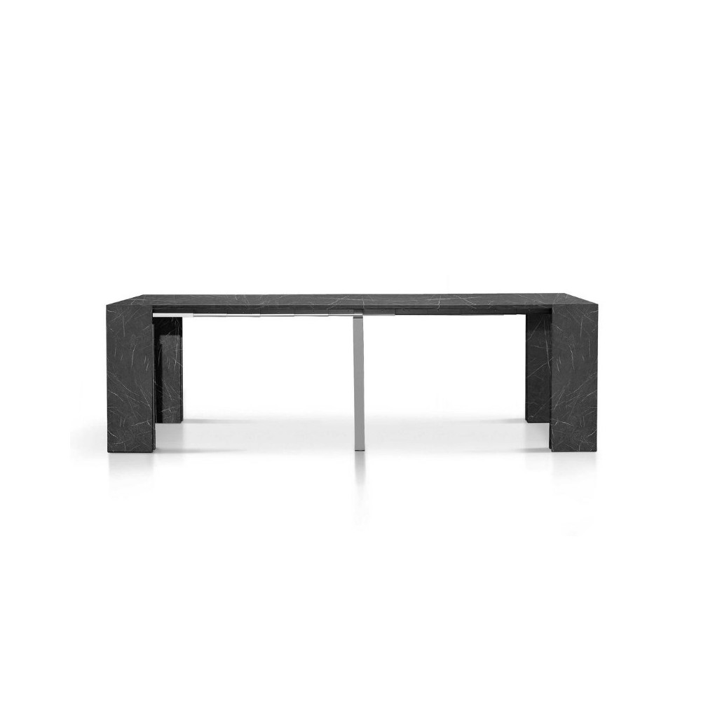 Elba console table with 5 extensions of 50 cm,