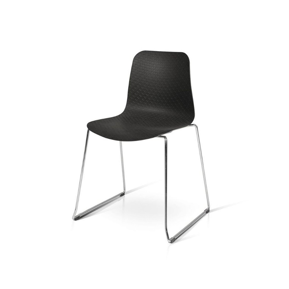 Daisy chair in polypropylene, metal structure, x 4
