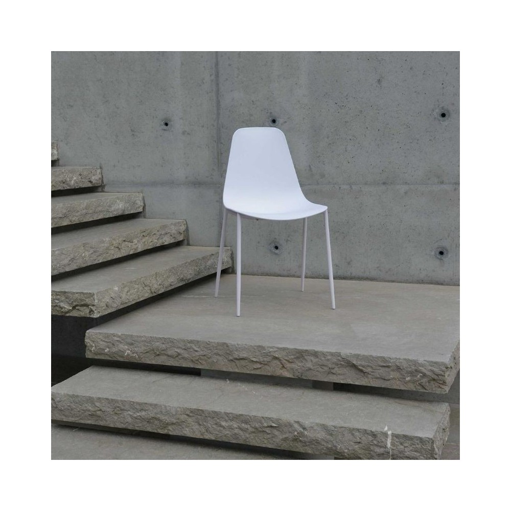 Desire chair in polypropylene, metal legs 991