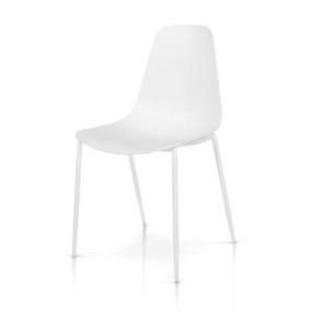 Desire chair in polypropylene, metal frame, x 4 pcs
