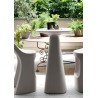 Amèlie UP outdoor table in polyethylene, design Italo Pertichini