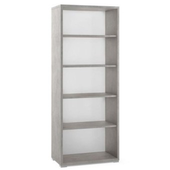 Doublè collection, Db351k open cabinet, melamine material, 4 shelves, H 82 cm