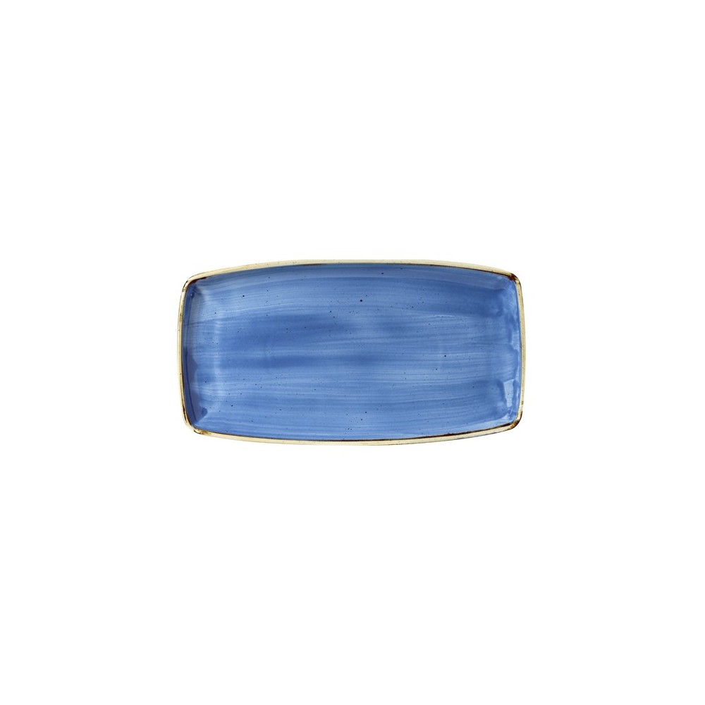 Piatto Blu rettangolare 35 x 18 cm Stonecast