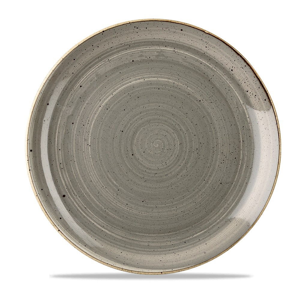 Plate 28.6 cm Gray Stonecast 4158