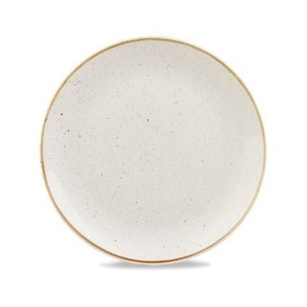 Ivory plate coupe 32 cm Stonecast