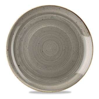 Assiette grise coupe 32 cm Stonecast 40701