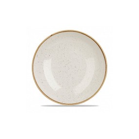 Assiette coupe ivoire 28,8 cm Stonecast