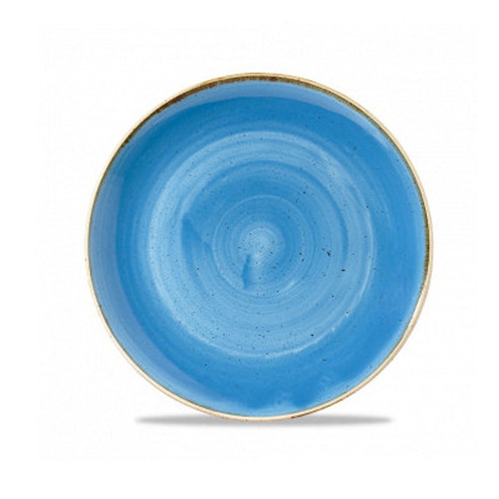 Assiette coupe bleue 28,8 cm Stonecast