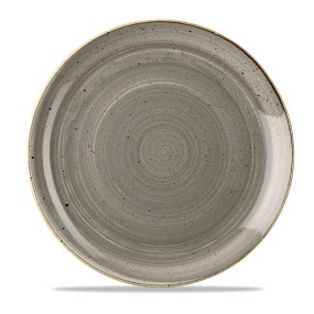 Assiette coupe grise 28,8 cm Stonecast