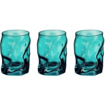 Bicchieri cl 30 Sorgente Azzurro confezione da 3 pezzi