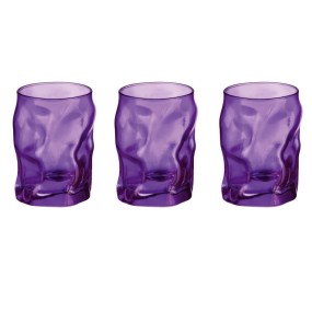 Bicchieri cl 30 Sorgente Viola confezione da 3 pezzi