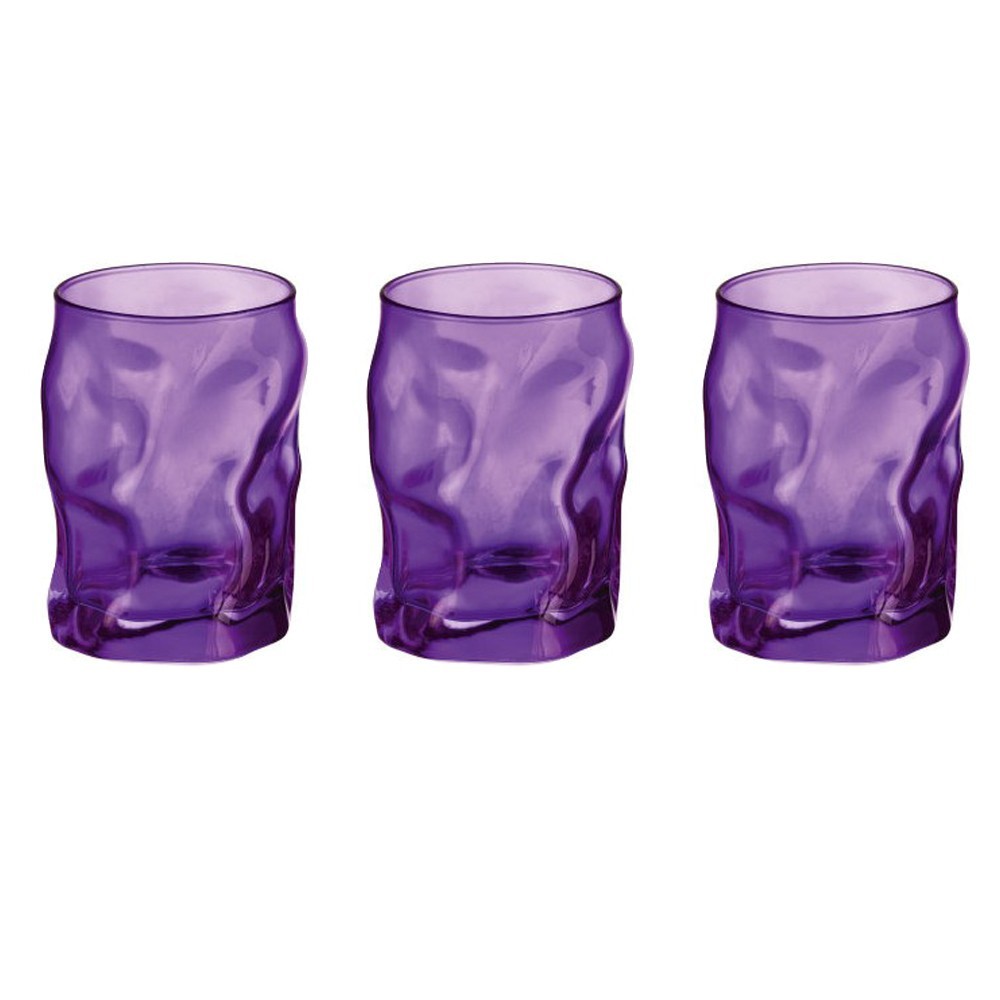 Bicchieri cl 30 Sorgente Viola confezione da 3 pezzi