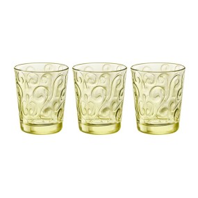 Glasses 30 cl Naos Candy Lime pack of 3 glasses