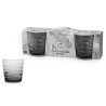 Water glass Riflessi Acqua Light Onyx pack of 3 glasses