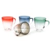 Cups 31 cl Botanic pack of 4 pieces