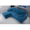 Fiore sofa with right / left peninsula, removable and washable fabric