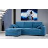 Fiore sofa with right / left peninsula, removable and washable fabric