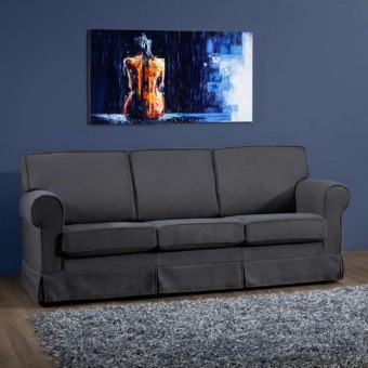 Otello sofa 3 seater modern style with removable fabric