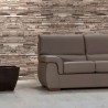 Icaro 2 seater sofa, modern style, removable and washable fabric