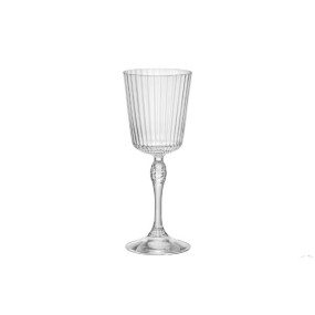 BORMIOLI ROCCO AMERICA '20S PACK OF 6 COCKTAIL GLASS GLASSES H.20,2 CL.25 DIAMETER 7,8 122129