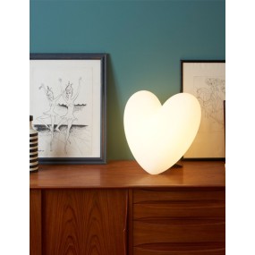 Lampe de table Love en polyéthylène