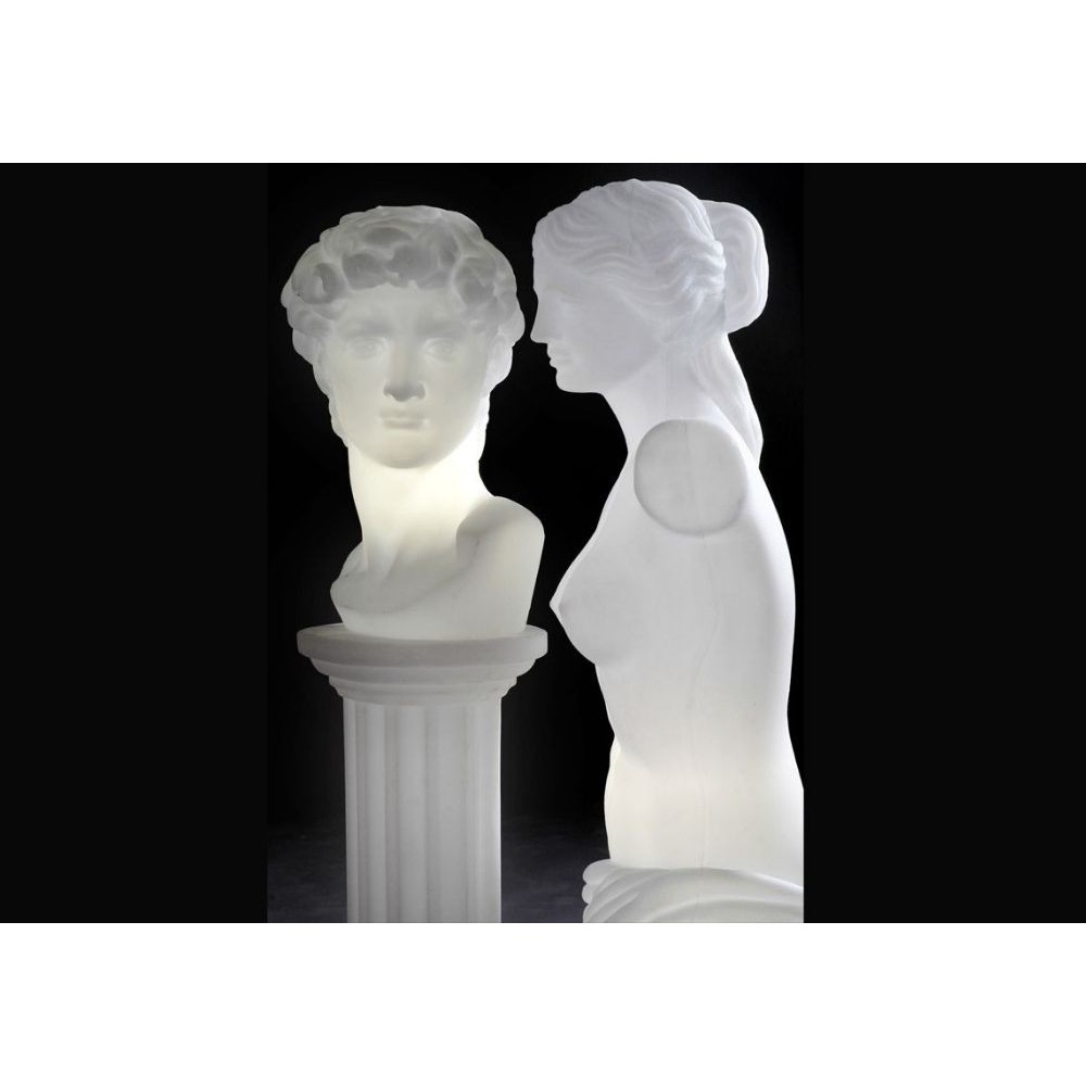 Slide , Venus light sculpture, in polyethylene