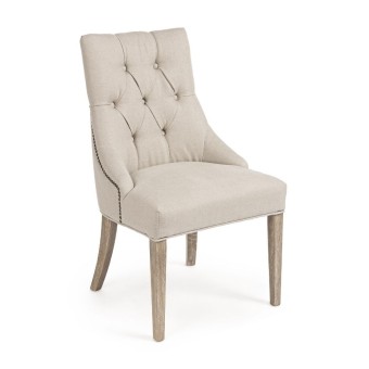 CALLY CHAIR natural fabric oak wood structure 0748047